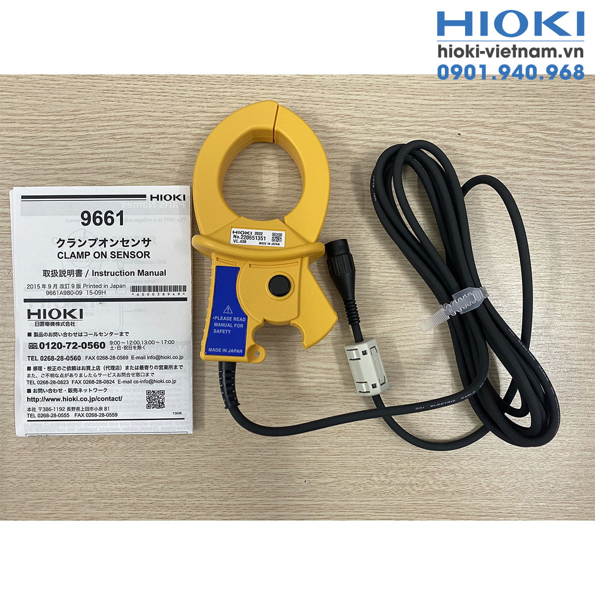 Ampe Kìm Đo Dòng AC Hioki 9661 - Ảnh 4
