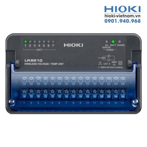 Ngõ Vào Điện Áp/Nhiệt Độ 15 Kênh Wireless Hioki LR8510