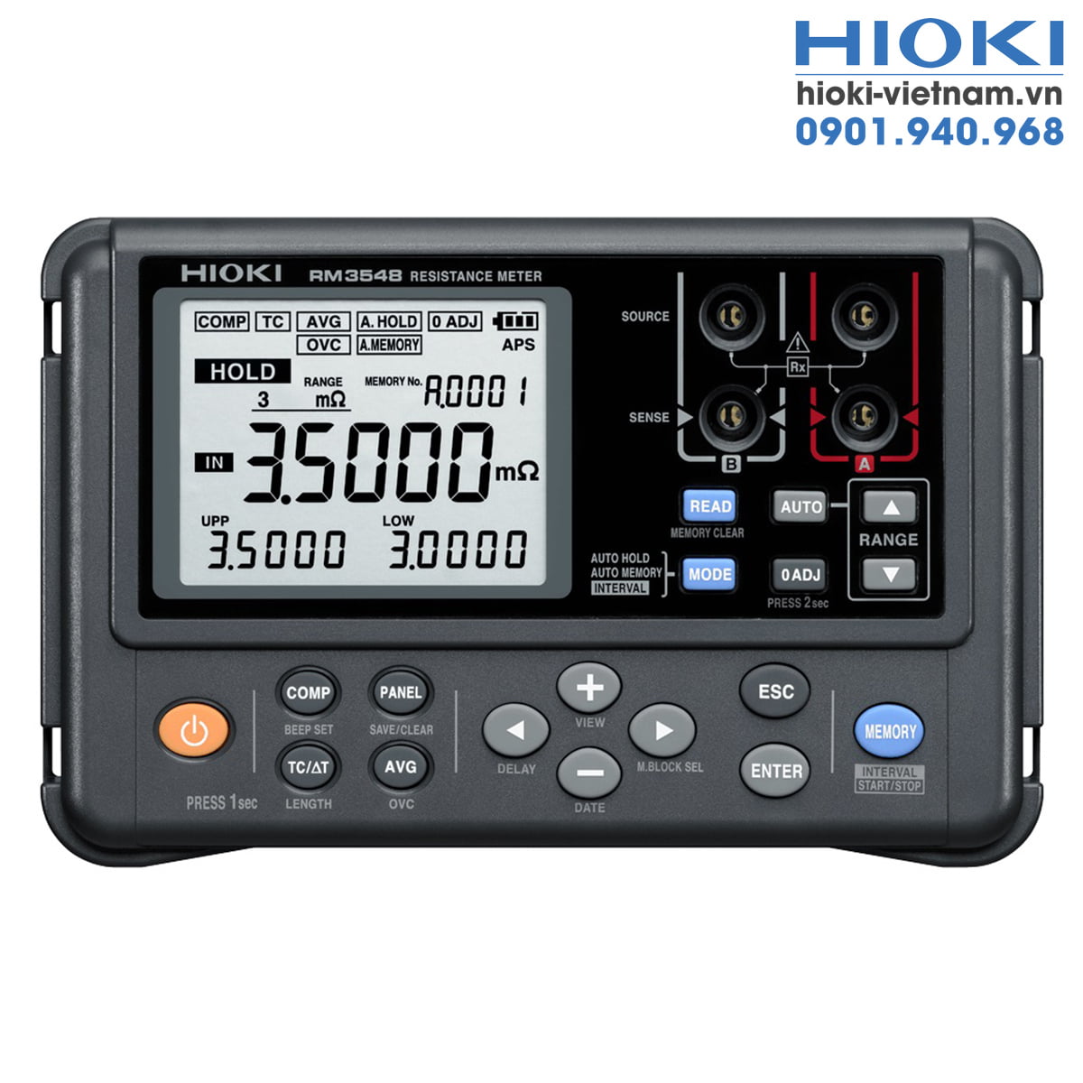 Thiết Bị Đo Điện Trở Hioki RM3548 - Ảnh 2