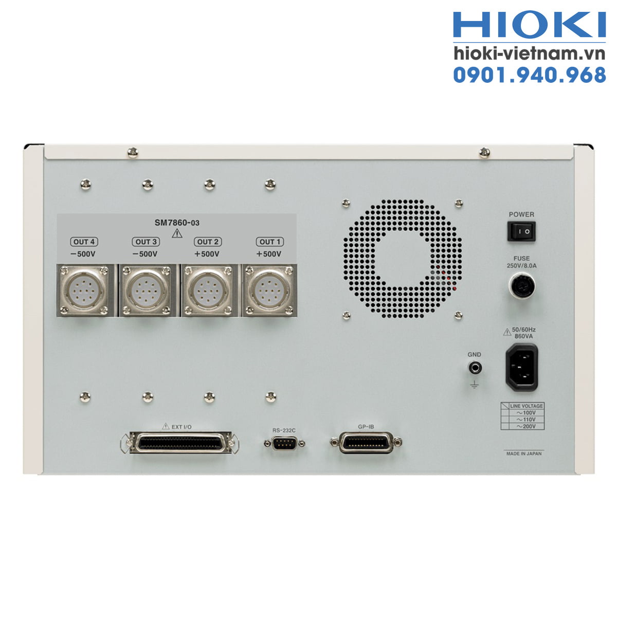 Bộ Nguồn Cung Cấp Hioki SM7860 - Ảnh 3