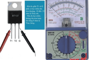 Hướng dẫn cách kiểm tra triac bằng đồng hồ vạn năng