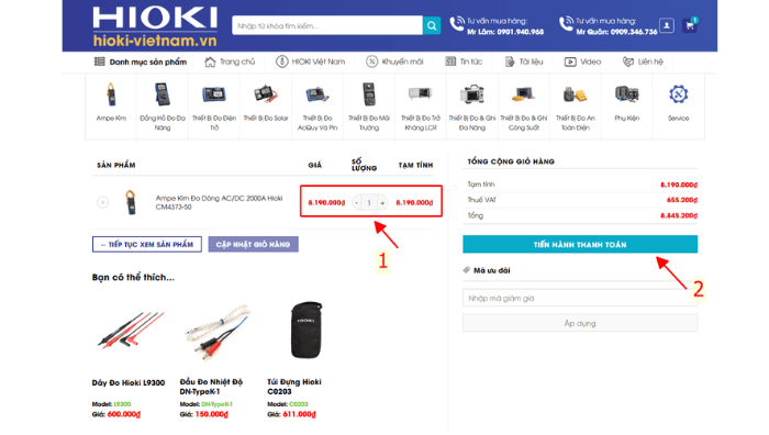 Hướng dẫn chi tiết từng phương thức thanh toán