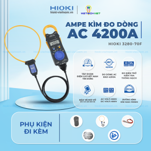 Ampe Kìm Đo Dòng AC 4200A Hioki 3280-70F