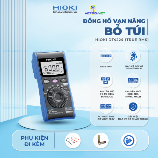 Thiết Bị Đo Điện Đa Năng Hioki DT4224