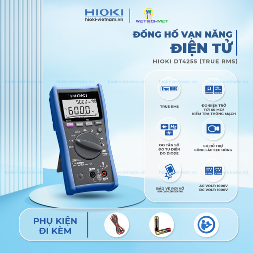 Thiết Bị Đo Điện Đa Năng Hioki DT4255