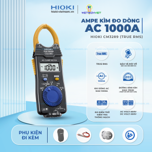 Ampe Kìm Đo Dòng AC 1000A Hioki CM3289 (True RMS)