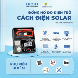 Thiết Bị Đo Điện Trở Cách Điện Solar Hioki IR4053-10