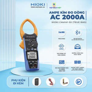 Ampe Kìm Đo Dòng AC 2000A Hioki CM4141-50