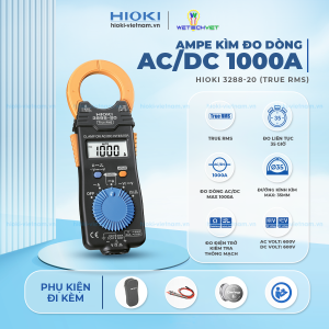 Ampe Kìm Đo Dòng AC/DC 1000A Hioki 3288-20 (True RMS)
