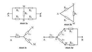 Công thức tính điện trở tương đương