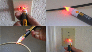 Bóng đèn bút thử điện sáng khi nào?