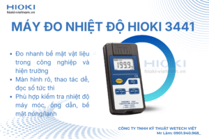 Máy đo nhiệt độ Hioki 3441 giúp theo dõi nhiệt độ phòng chính xác