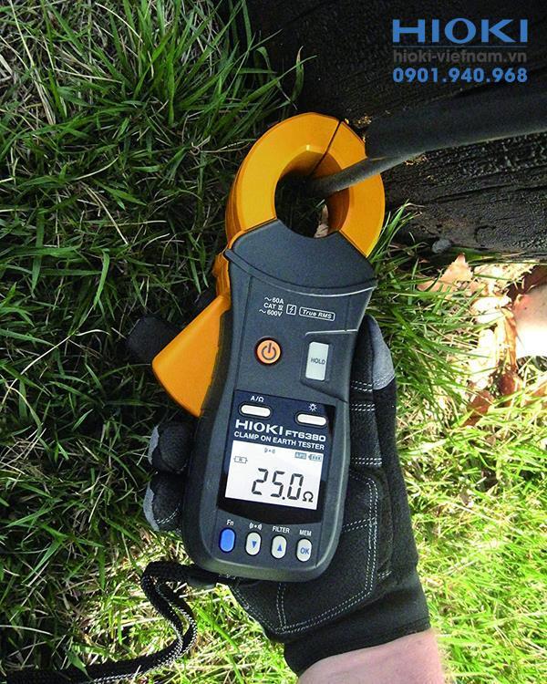 Sử dụng ampe kìm đo điện trở đất