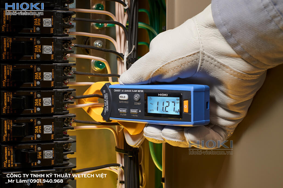 Sử dụng đồng hồ đo dòng rò