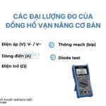 Các đại lượng đo của đồng hồ vạn năng