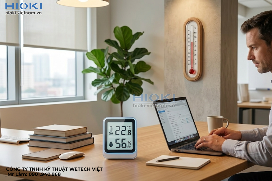 Máy đo nhiệt độ phòng được sử dụng trong nhiều trường hợp