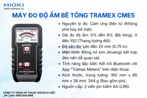 Máy đo độ ẩm bê tông Tramex CME5