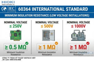 Tiêu chuẩn đo điện trở theo tiêu chuẩn IEC 60364