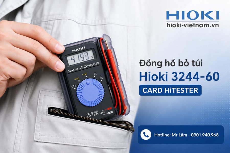 Đồng hồ Hioki 3244-60 bỏ túi