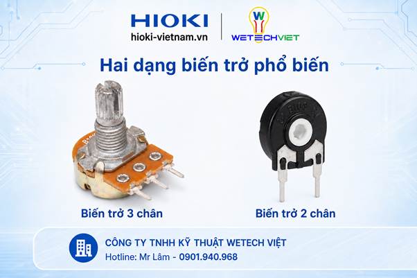 Biến trở 2 chân và 3 chân