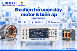 Cách đo điện trở cuộn dây bằng Hioki RM3544