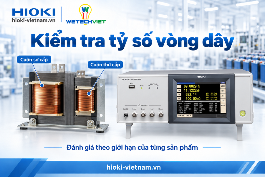 IM 3533 kiểm tra tỷ số vòng dây