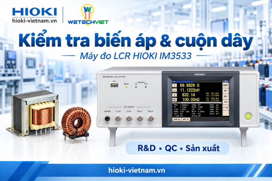 Hướng dẫn IM3533 đo biến áp và cuộn dây