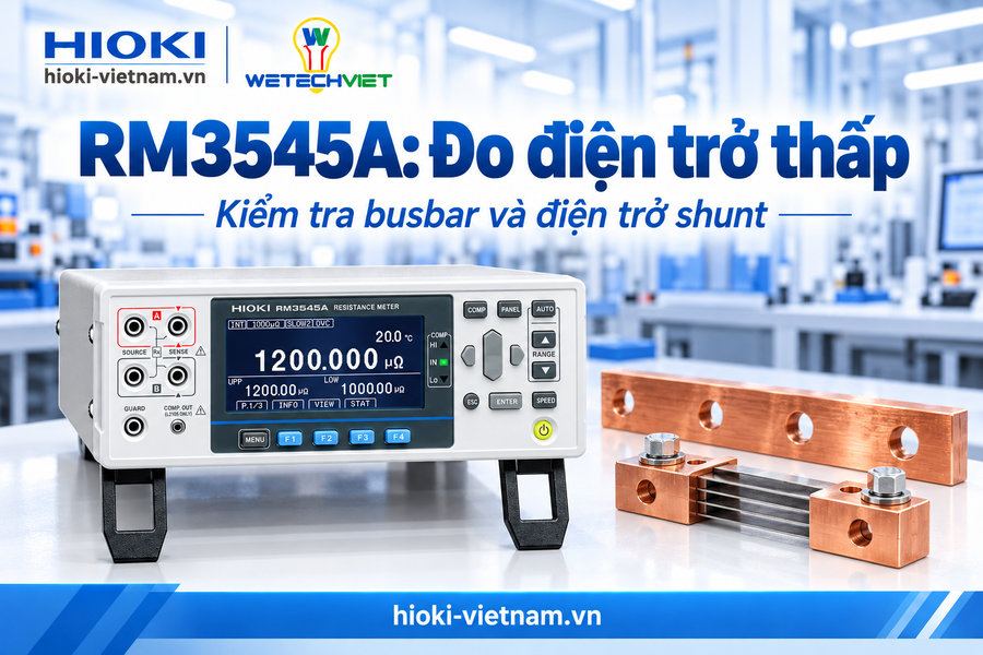 Tìm hiểu máy đo điện trở RM3545A
