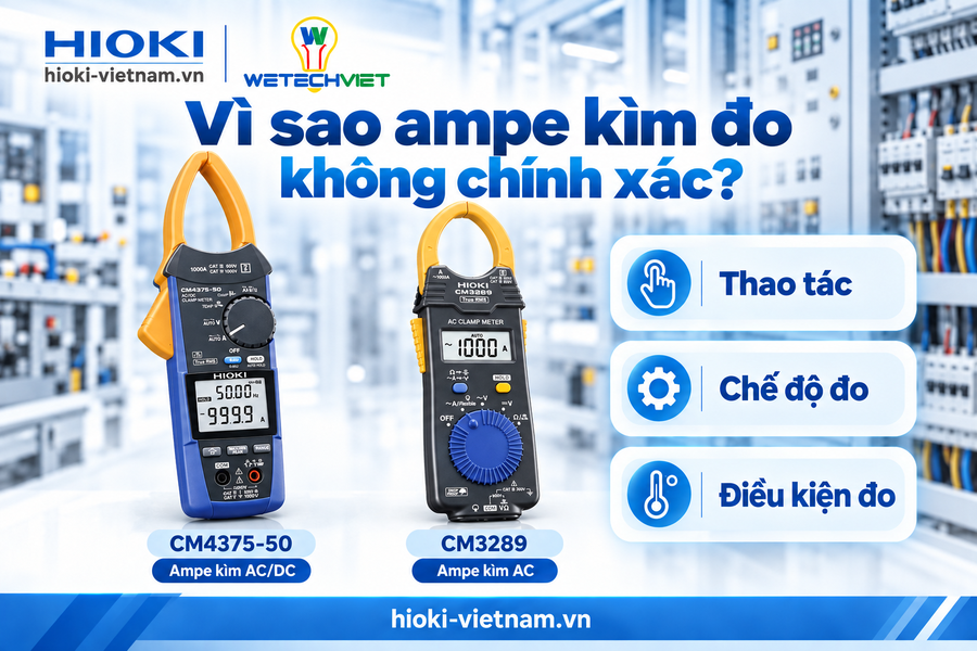 Tìm hiểu ampe kìm đo dòng